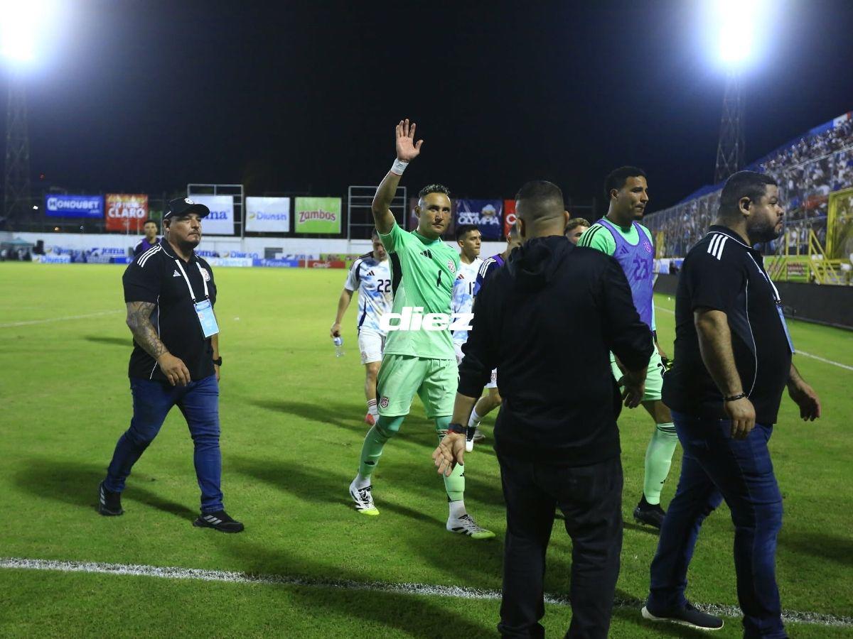 ¿Por qué no jugaron los alemanes? Las fotos del último partido de Keylor Navas con Costa Rica en suelo hondureño