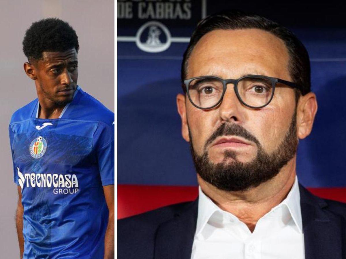 Técnico del Getafe rompe el silencio ante la suplencia del Choco Lozano y habla del futuro del hondureño