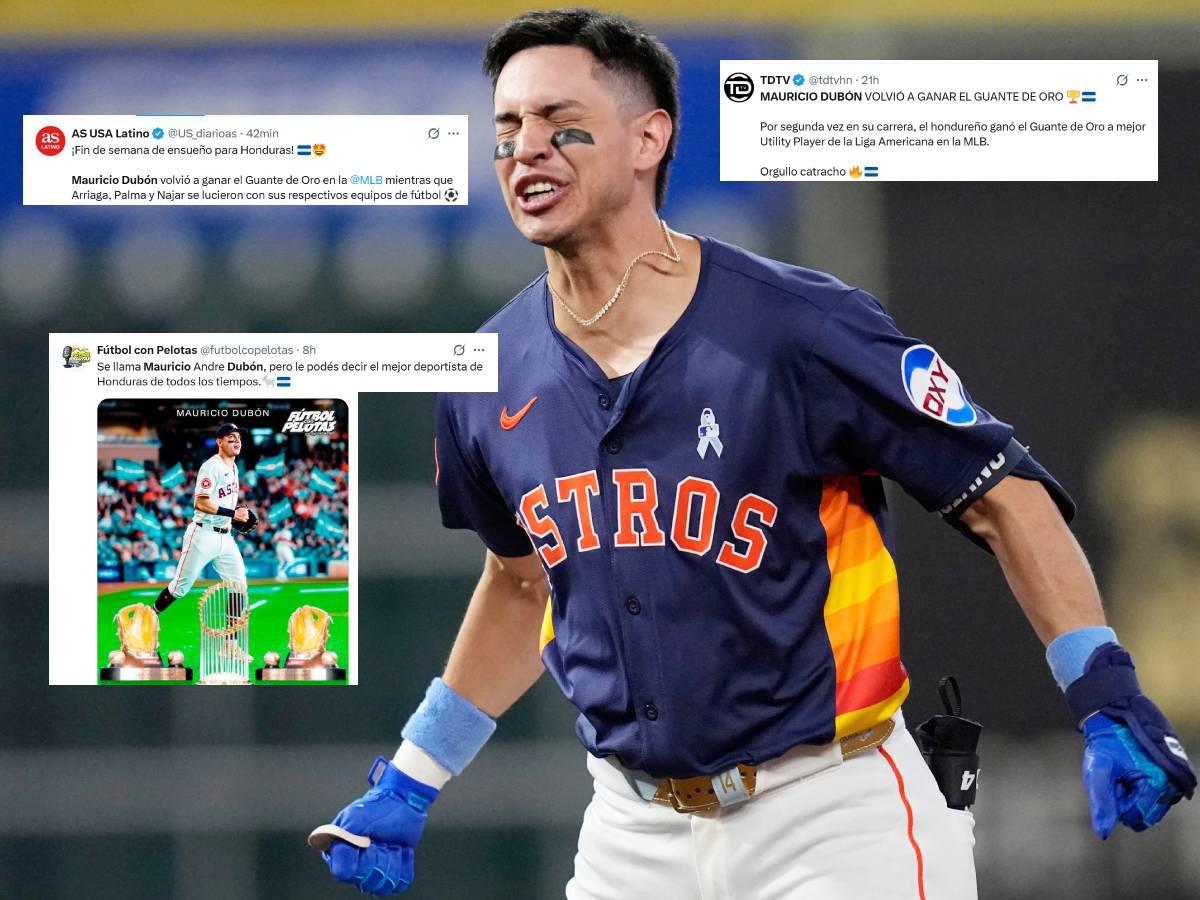 Tiene una habilidad excepcional y historia para Centroamérica, periodistas y aficionados exaltan a Mauricio Dubón por su Guante de Oro 2025