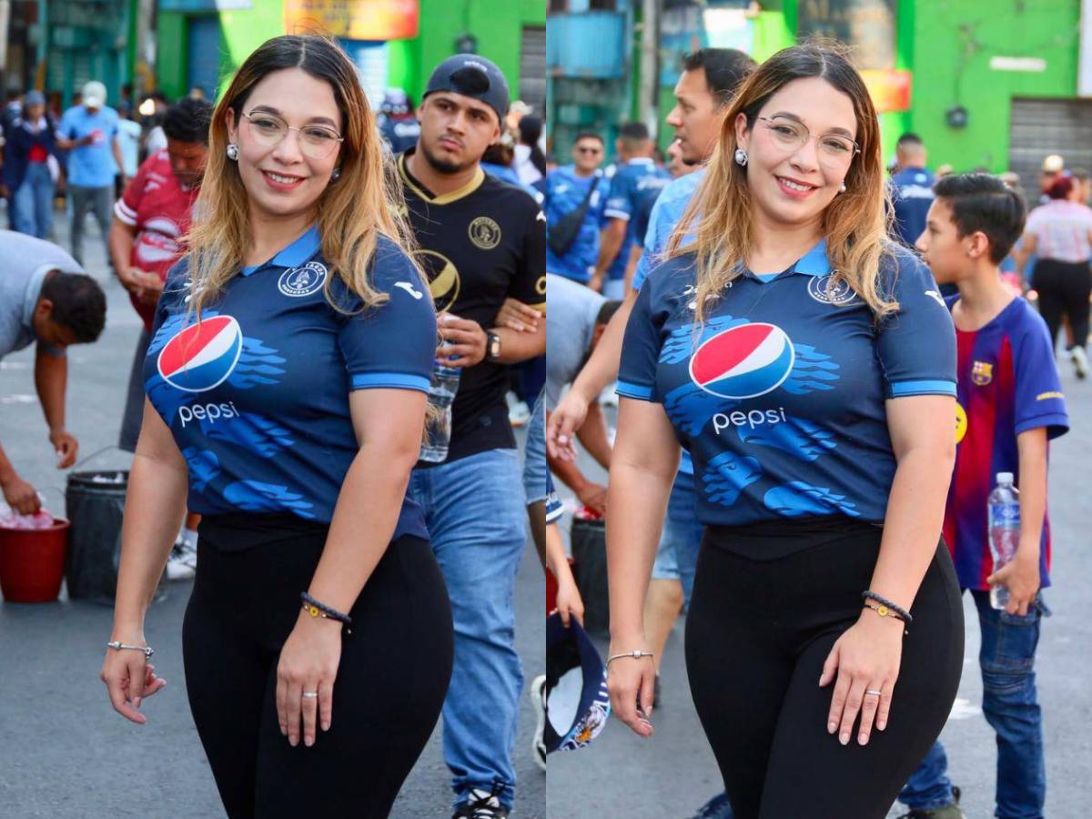 Barbie Policía robó suspiros: Las chicas del Motagua causan furor en la gran final