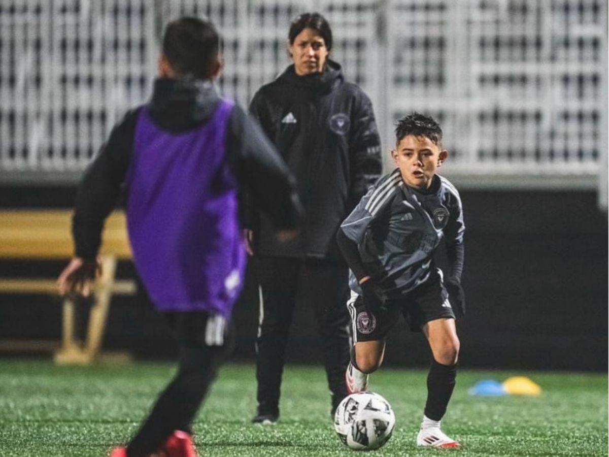 ¡Es la estrella con el hijo de Messi! Hondureño anota hat-trick y se corona campeón con la Sub-10 del Inter Miami