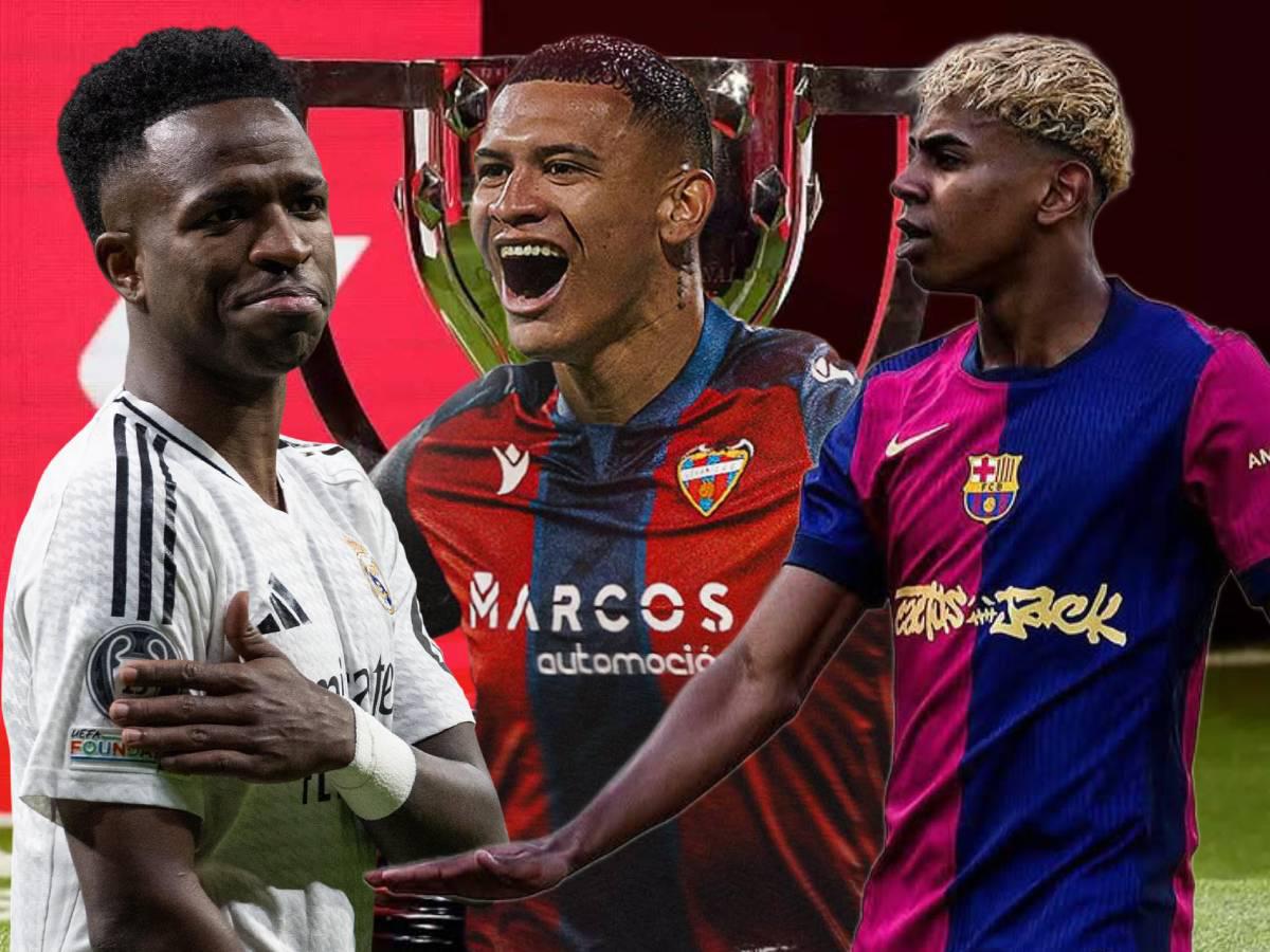 Kervin Arriaga vs Lamine Yamal y Vinicius en la Liga Española: ¿Cuándo juega Levante contra Real Madrid y Barcelona?