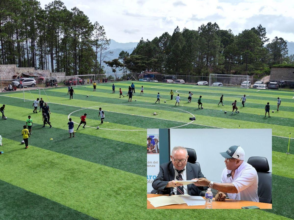 Condepor y FOSOVI firman convenio para la construcción de complejo deportivo en Tegucigalpa