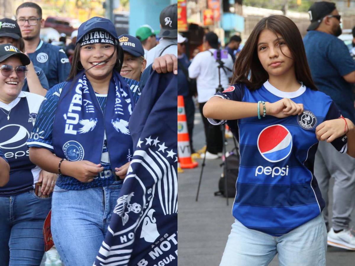 Barbie Policía robó suspiros: Las chicas del Motagua causan furor en la gran final