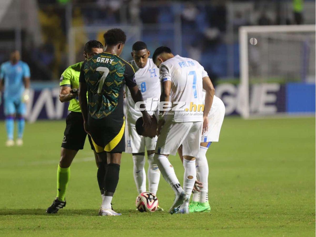 No se vio en TV: los rostros de la frustración de la Selección de Honduras tras perder ante Jamaica por Nations League