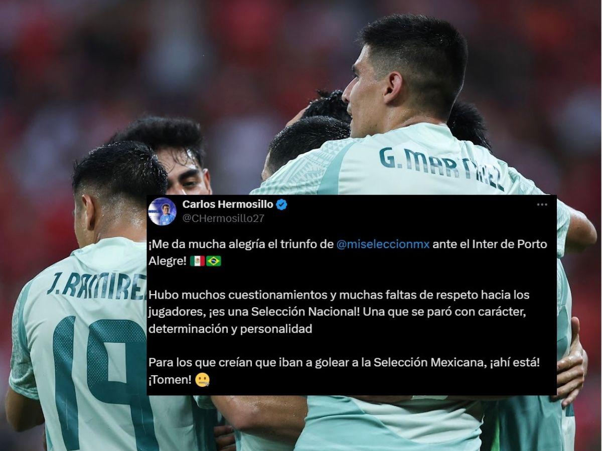 Comentarista de México dispara contra detractores tras triunfazo del Tri ante Internacional y Faitelson se rinde: “Tomen”