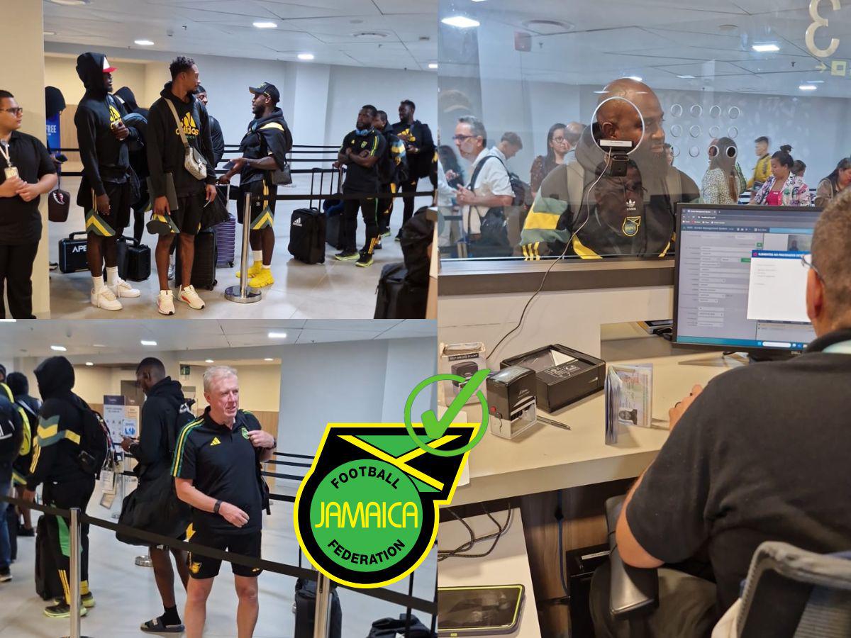 Jamaica aterriza en Honduras a tres días del electrizante choque por la Nations League de la Concacaf