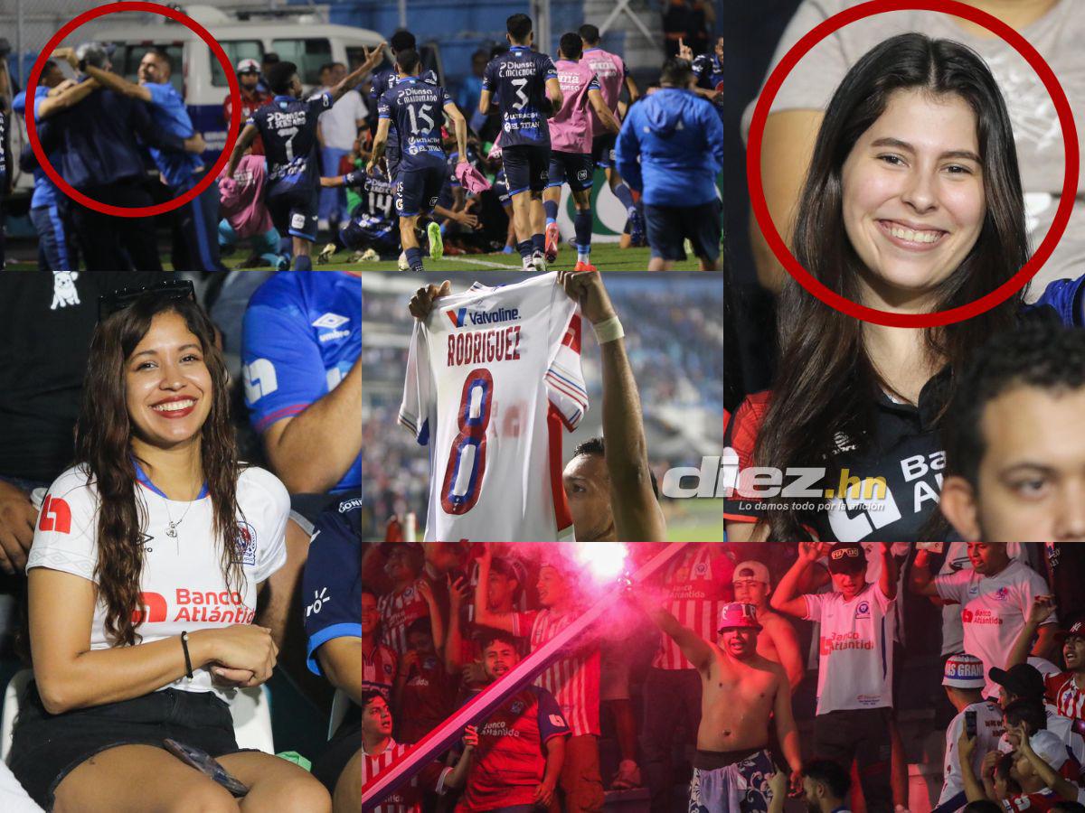 El festejo de Edwin Rodríguez a lo Messi, bellas hinchas de Olimpia cautivaron y euforia de Diego Vázquez en remontada