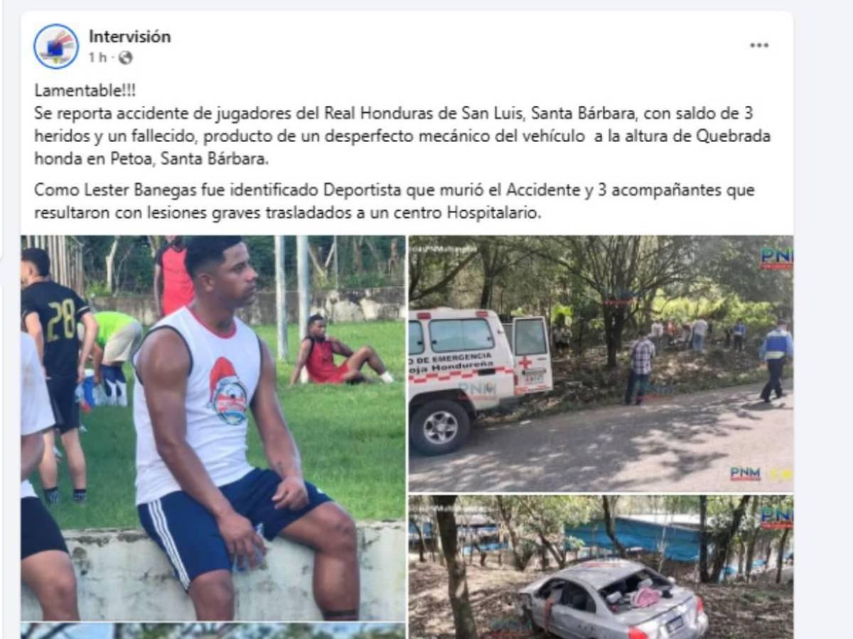Consternación por muerte de Lester Banegas, exjugador de Liga de Ascenso: este fue su último mensaje de WhatsApp