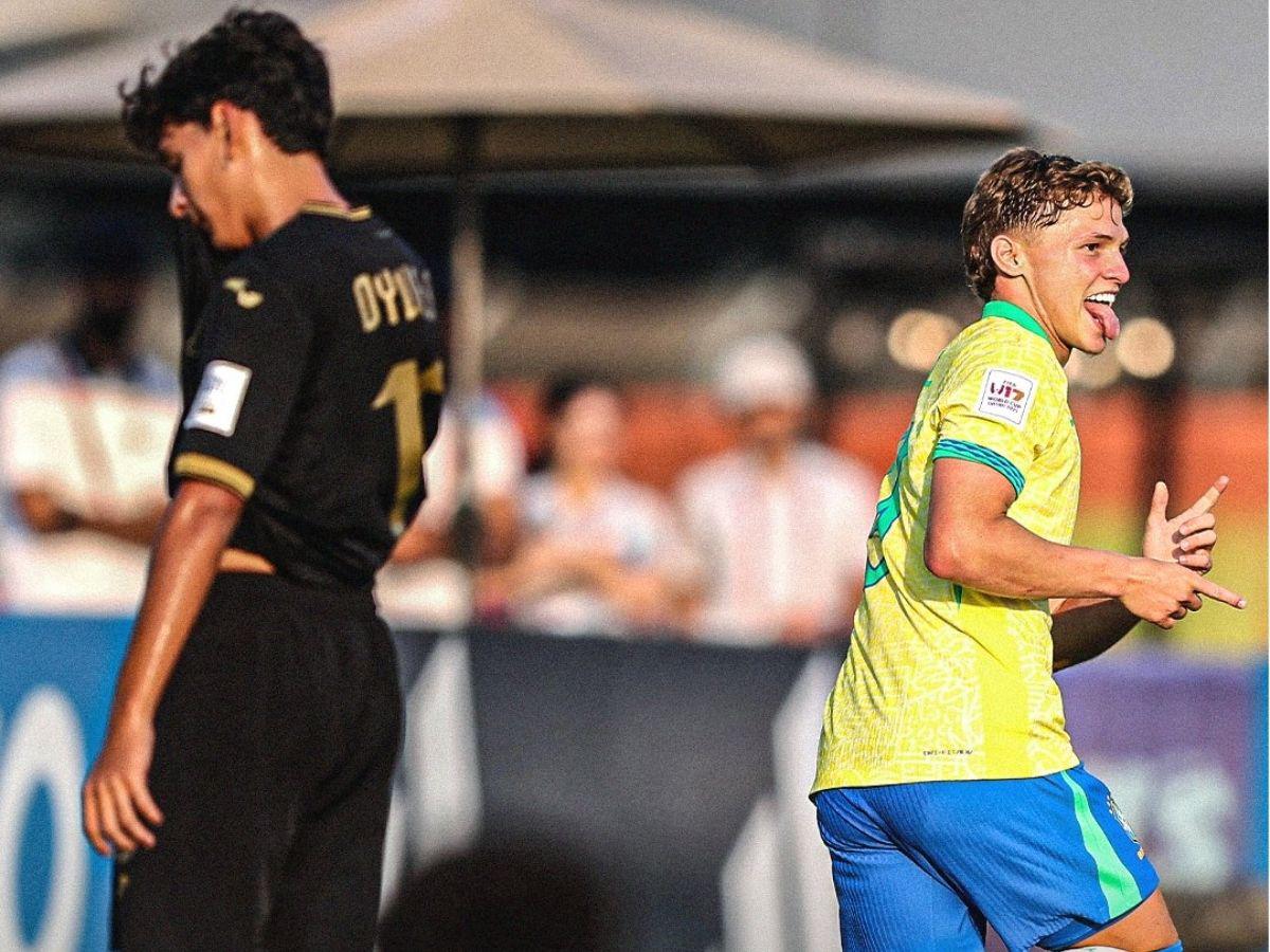 Tristeza en la Sub-17 de Honduras, Brasil bailó samba y el nuevo Haaland despedazó a la Bicolor en Qatar