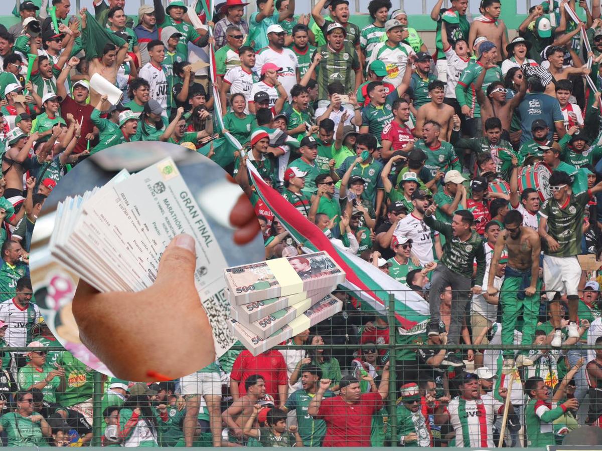 Los millones de lempiras que le quedaron al Marathón por la taquilla en la final ante Olimpia