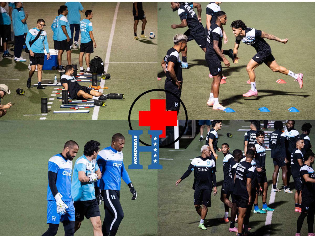Otro futbolista caído en la Selección de Honduras: defensor central se lesiona y no entrena a horas del duelo ante Nicaragua