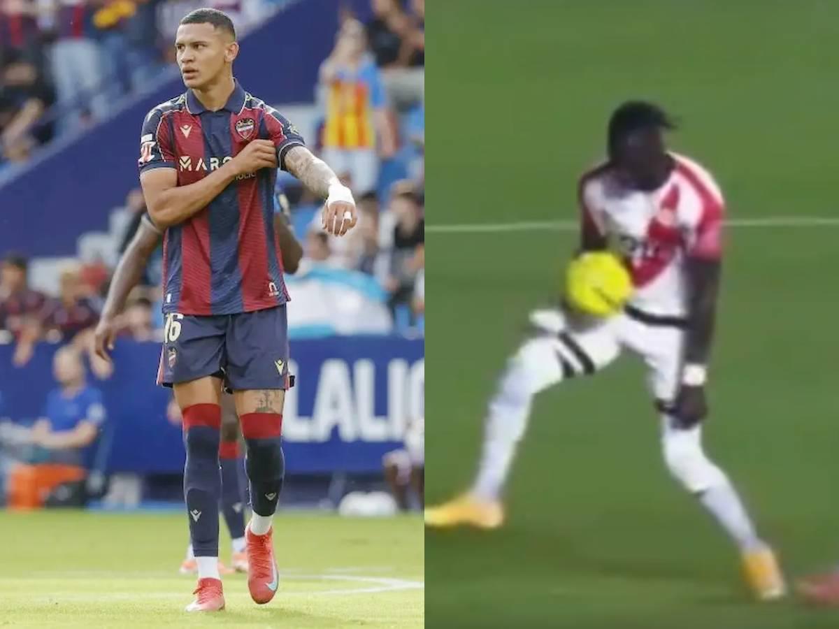 Polémica: Rayo Vallecano le arrebató en el último minuto el triunfo a Kervin Arriaga y Levante