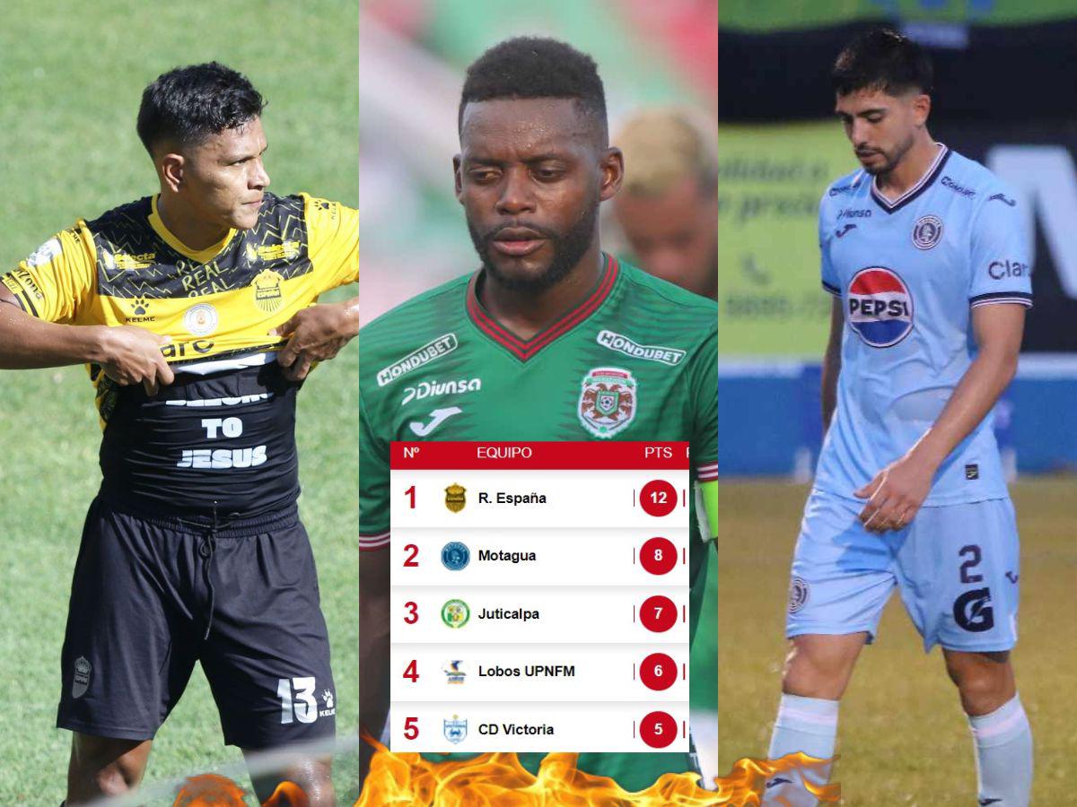¡Real España festeja! Así se puso la tabla de la Liga Nacional tras la caída del Marathón y el empate del Motagua