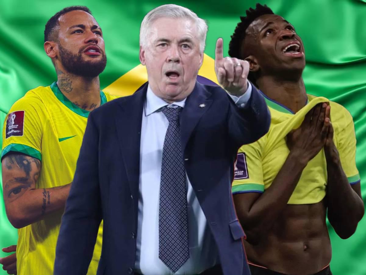 Brasil celebra la noticia de Neymar: Ancelotti sorprende con su decisión con Vinicius y los futbolistas que regresan
