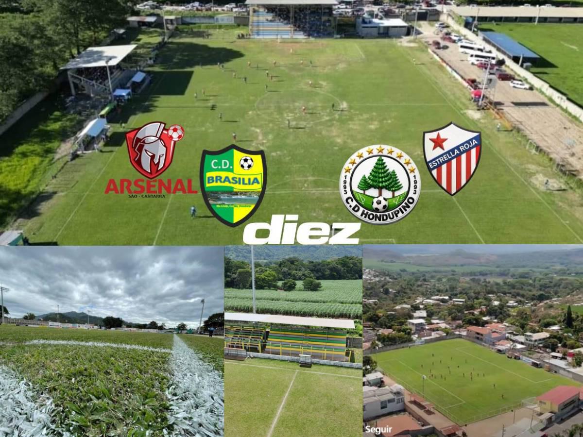 Falta infraestructura y césped en mal estado: Los 4 estadios de la Liga de Ascenso que se ilusionan con recibir juegos de primera en Honduras