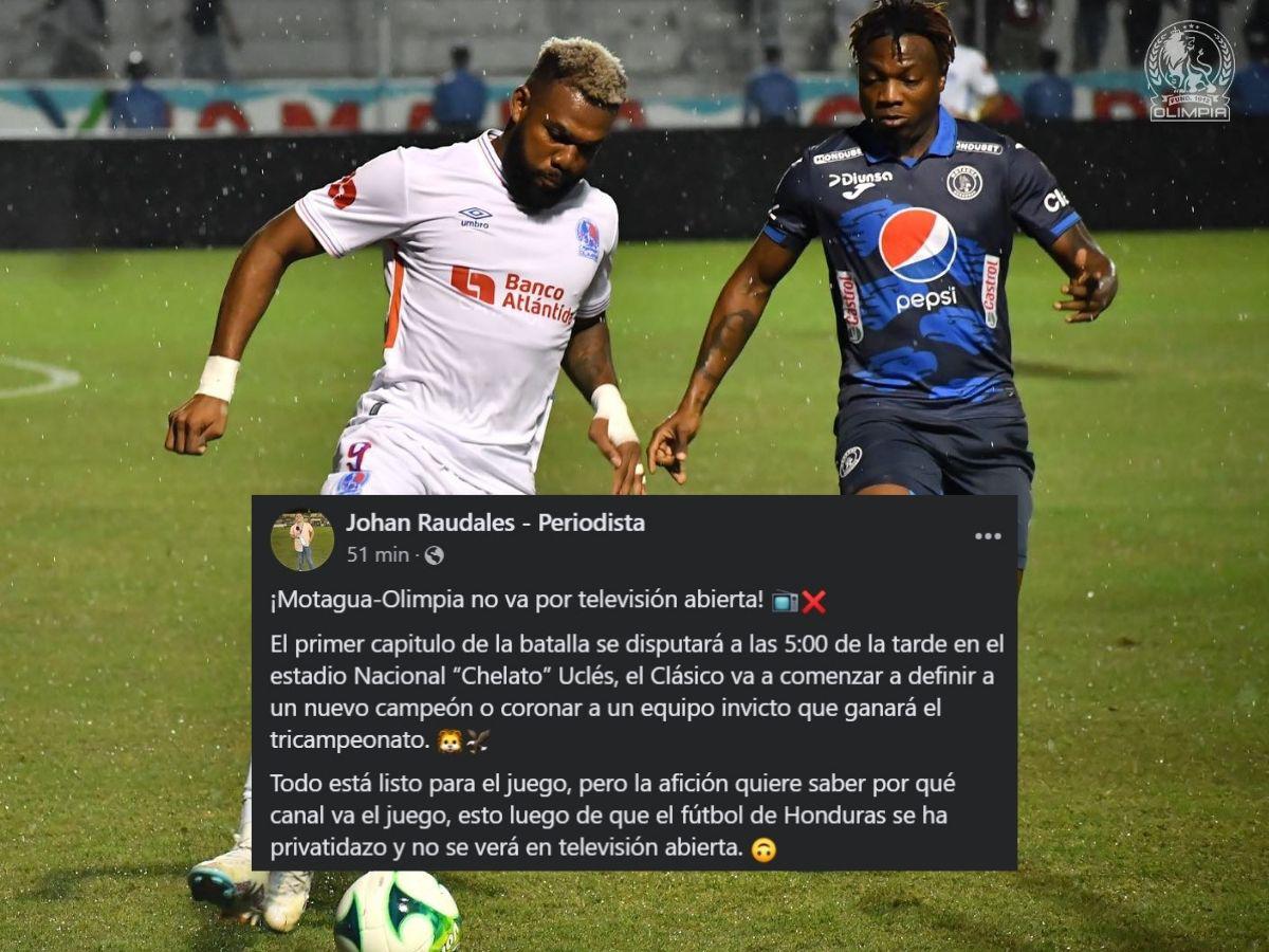 La prensa deportiva de Honduras da por favorito a Olimpia ante Motagua: “Es la madre de las finales”