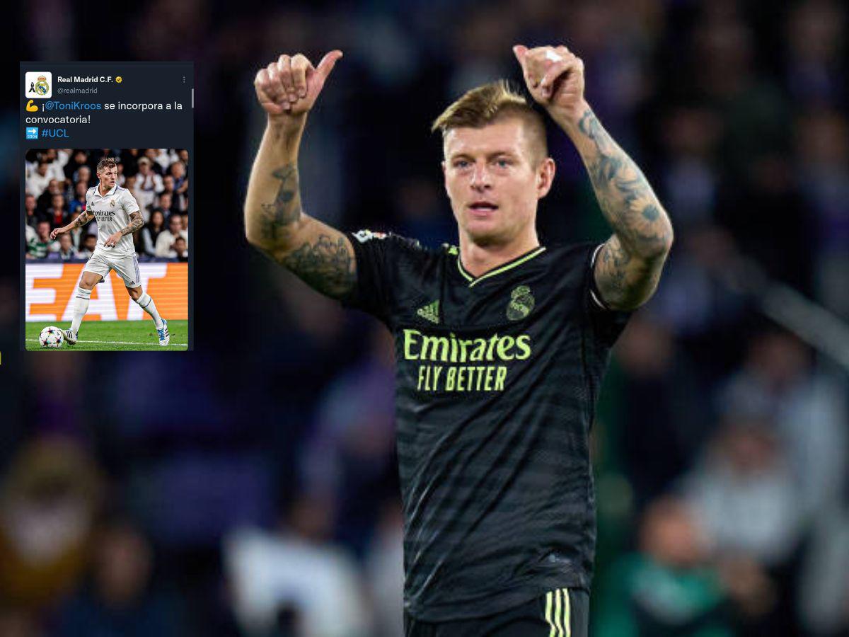 Oficial: Toni Kroos entra en la convocatoria para el Liverpool-Real Madrid de Champions League