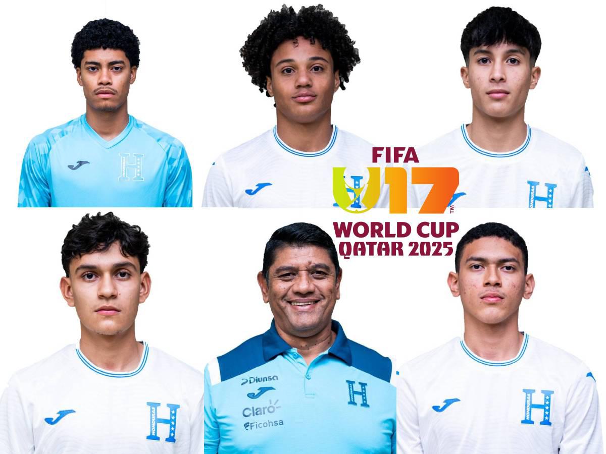 ¡Conocé a los mundialistas Sub-17 de Qatar 2025! Con gigantes, varios no nacieron en Honduras y se aclaró una gran duda