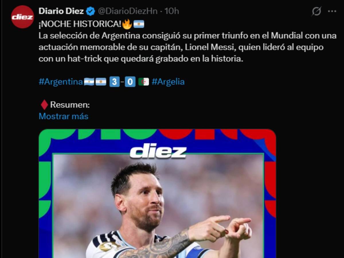 Siempre tiene alguna ayudita: la prensa sobre el hat-trick de Messi en el Mundial