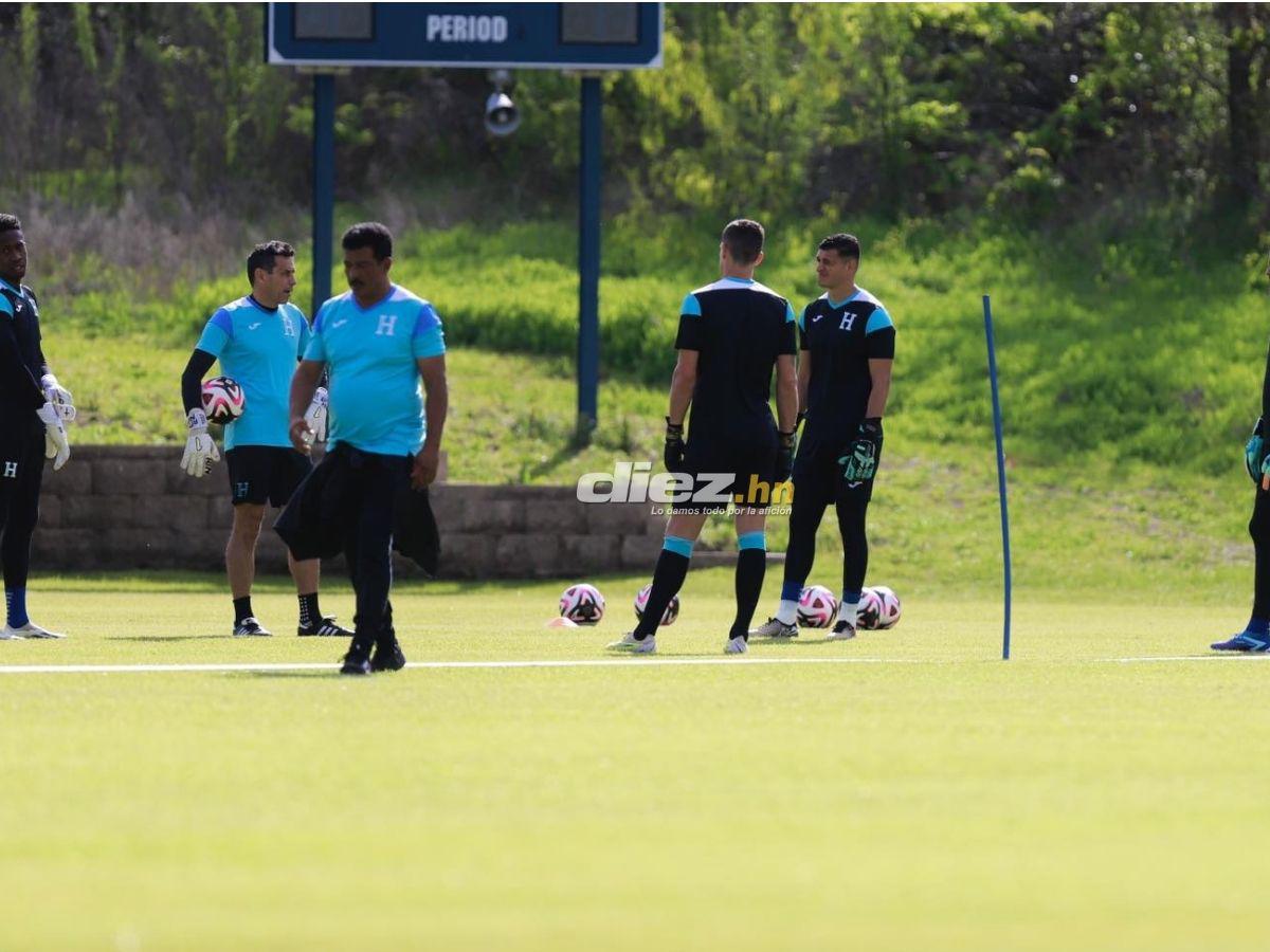 Con Ramón Núñez de invitado de lujo: Así pulió Reinaldo Rueda el último entreno de la Selección de Honduras en Dallas