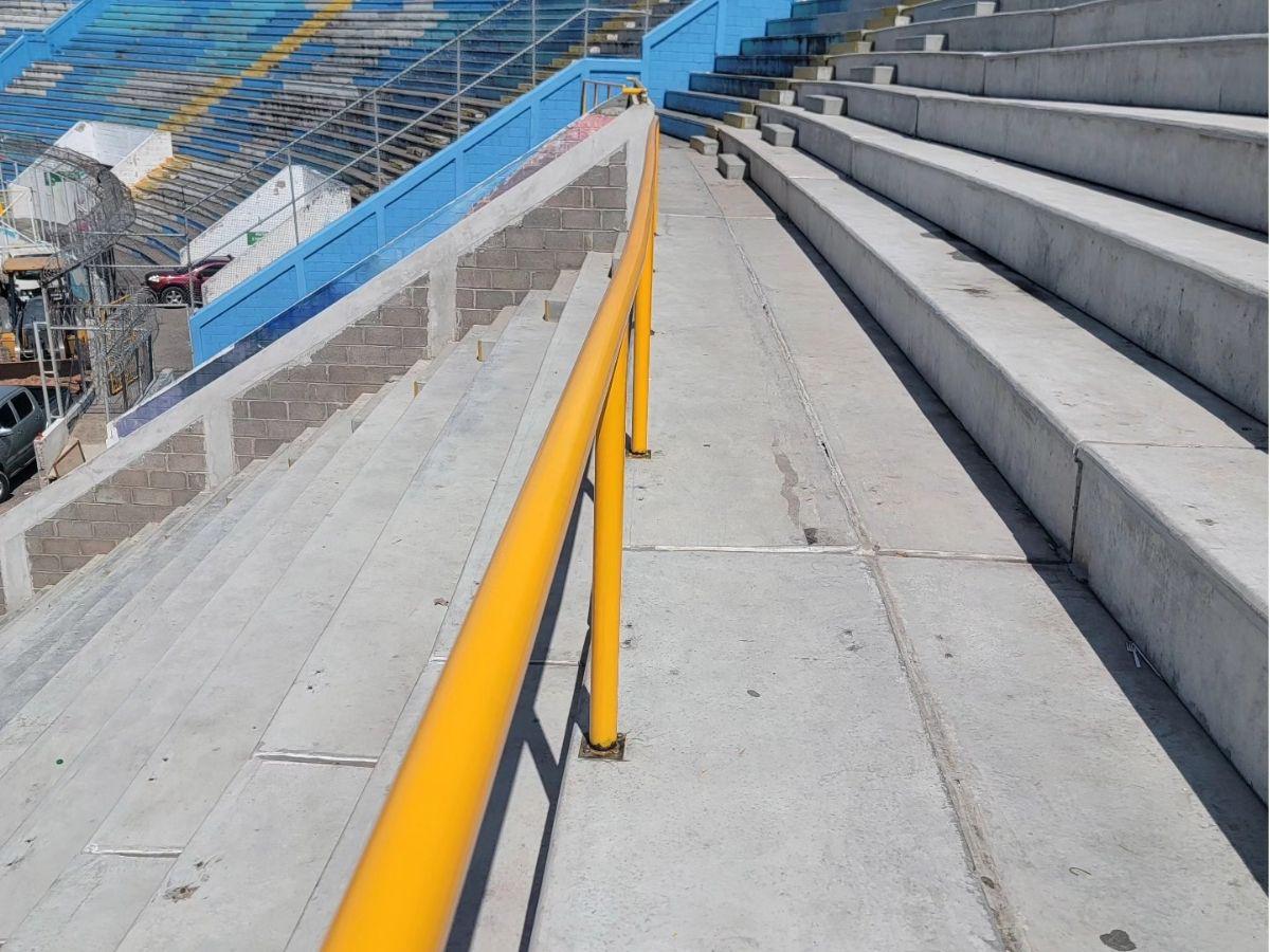 ¡Nuevas gradas de acceso! Moderno techado del Estadio Nacional toma forma para la localidad de sol centro