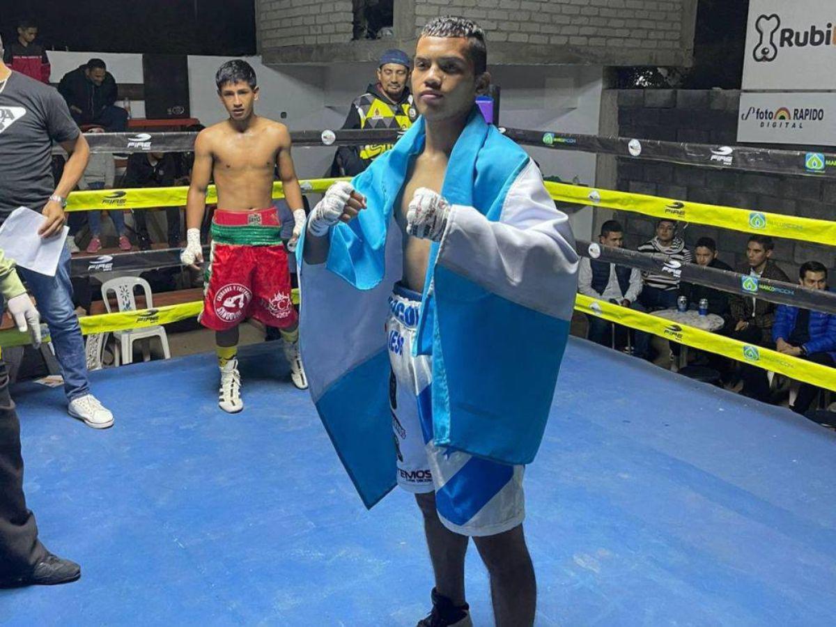 Gerardo “El Chocolate” Sánchez en su última pelea en México.