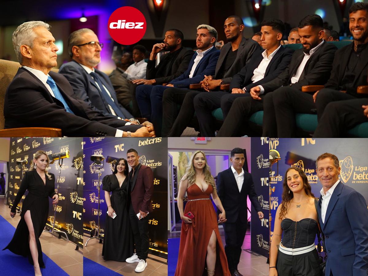 La gala de Liga Nacional en fotos: ¿Con quién llegó Troglio? la belleza en la pasarela azul y los jugadores de Olimpia dejan ver a sus parejas