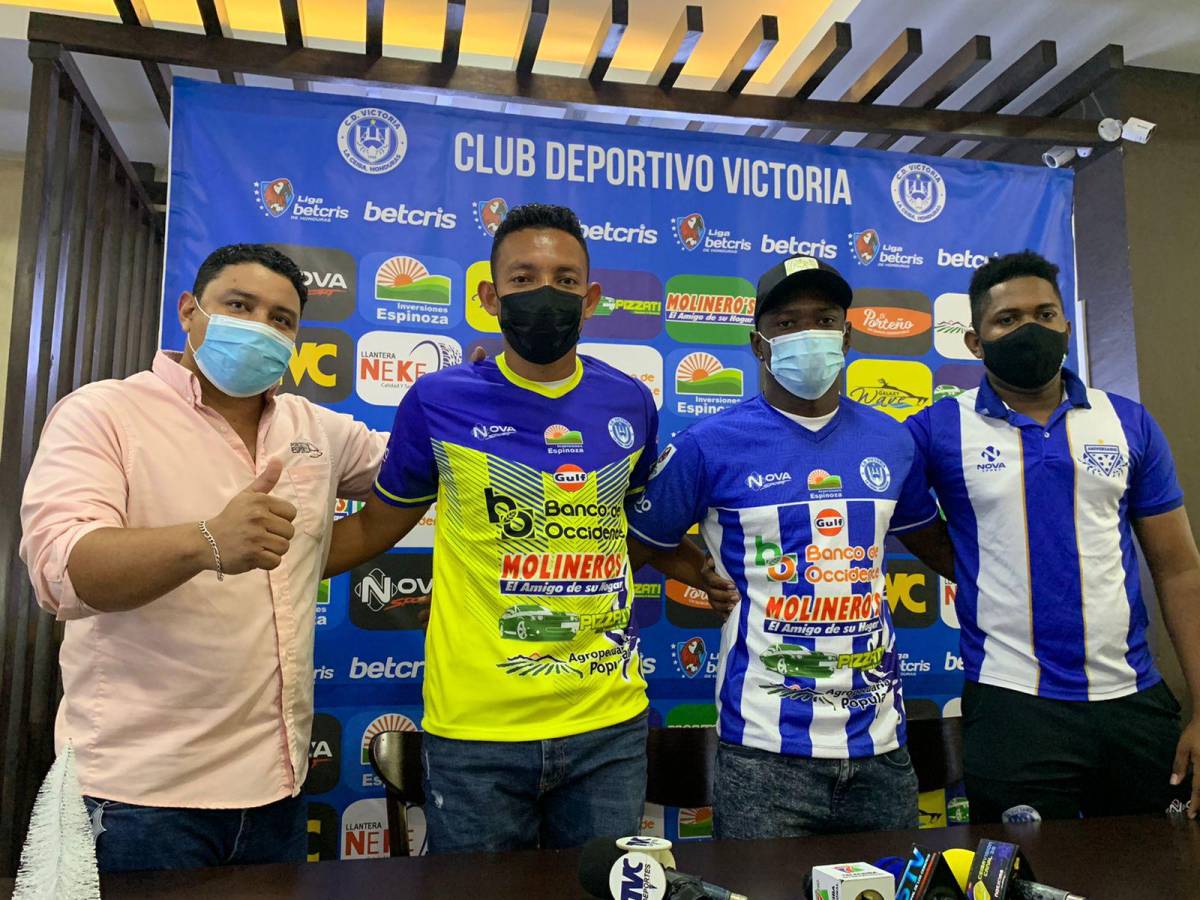 Victoria presenta a Allan Banegas y al Colombiano Luis Hurtado como sus nuevos refuerzos para el Clausura