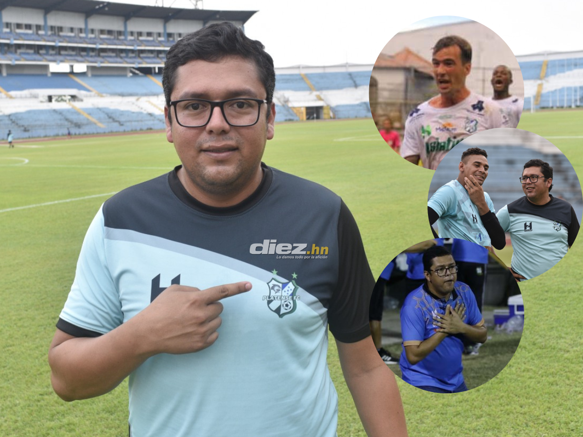 Abogado y entrenador: Rommel Salgado, el joven técnico que quiere regresar a Platense a Primera División