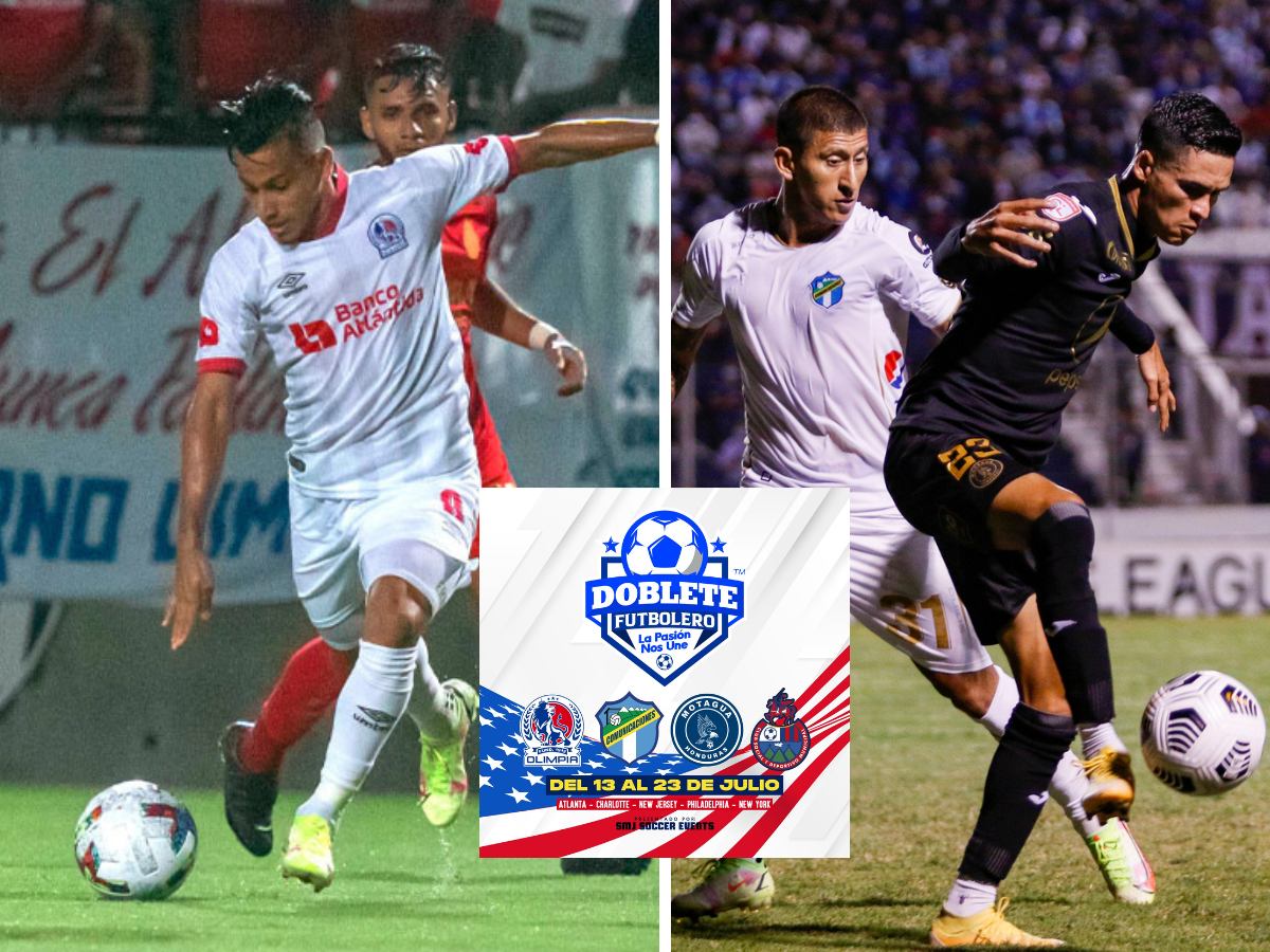 Pretemporada en Estados Unidos: Olimpia y Motagua, con la serie en contra frente a Municipal y Comunicaciones de Guatemala