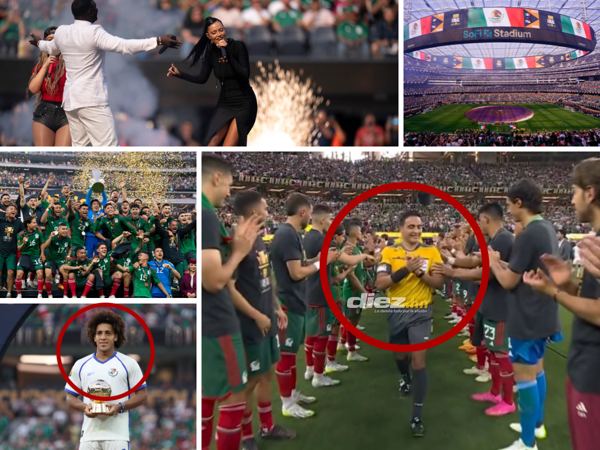 Pasillo de México y Panamá a Said Martínez, el “MVP” de la Copa Oro, furor del “Tri” campeón y el ambientazo en el SoFi Stadium