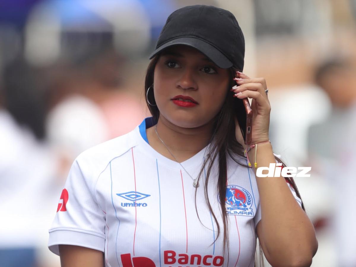 Final Olimpia-Motagua: ¡Ambientazo! Primeros aficionados en el Nacional, fiesta de la Ultra Fiel y bellas chicas