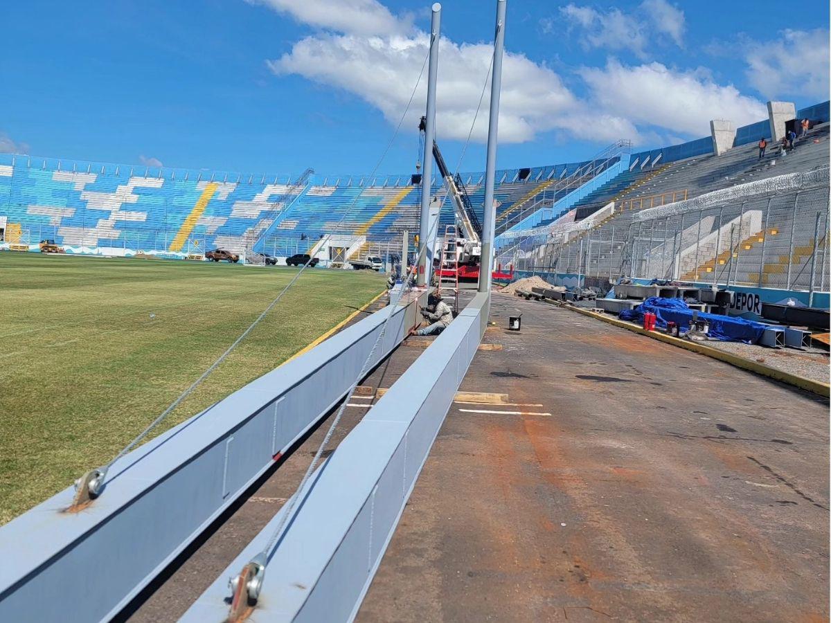 ¡Nuevas gradas de acceso! Moderno techado del Estadio Nacional toma forma para la localidad de sol centro