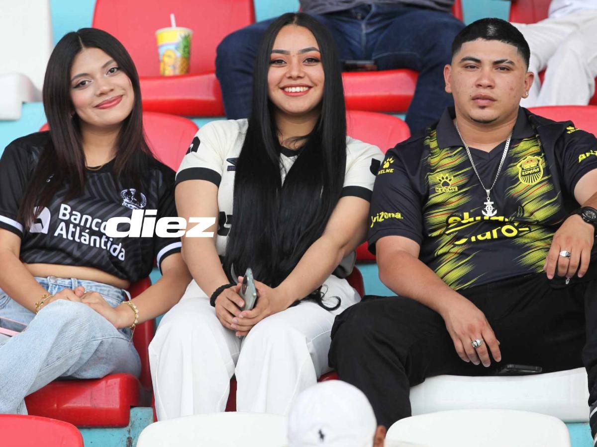 ¡Bellezas en el Nacional! Las hermosas chicas que llegaron a engalanar el clásico entre Olimpia y Real España