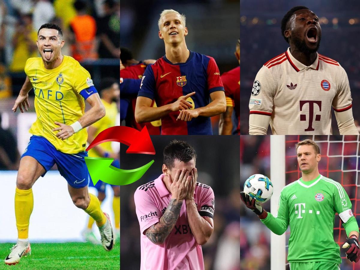 Cristiano Ronaldo es pretendido por cuatro gigantes de Europa, Messi pierde a un aliado y la decisión de Barcelona con Olmo