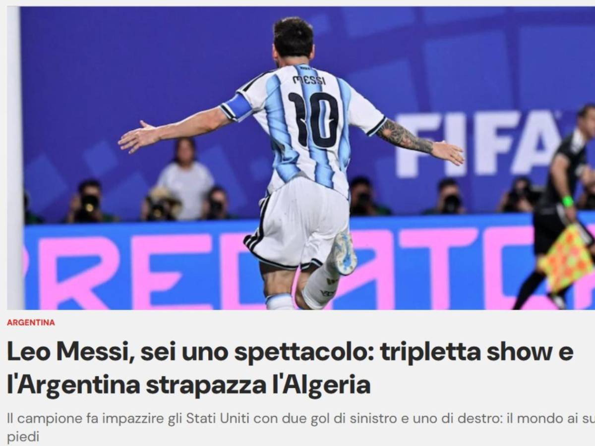 Siempre tiene alguna ayudita: la prensa sobre el hat-trick de Messi en el Mundial