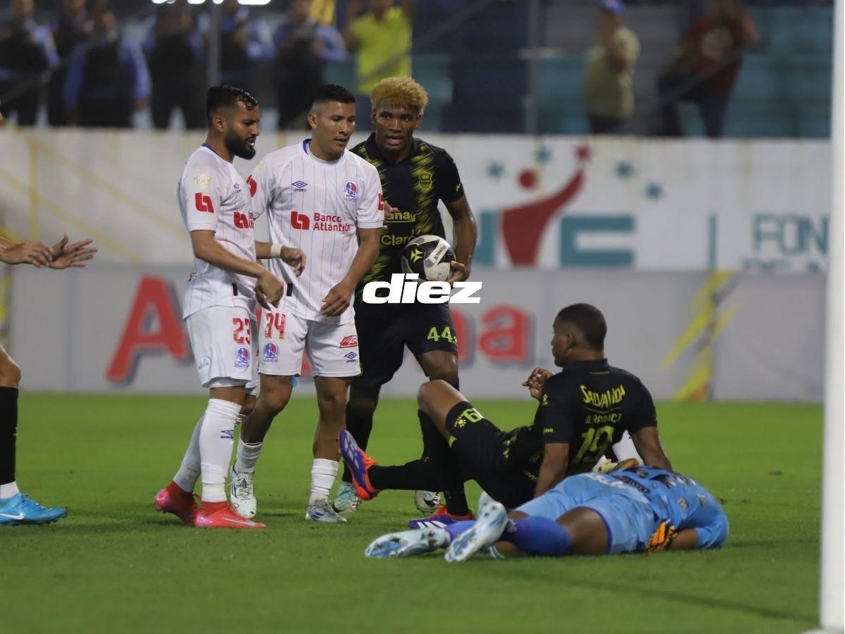 Zafarrancho entre Real España-Olimpia, amargura de Espinel y las chicas bellas que adornaron el primer clásico de 2025