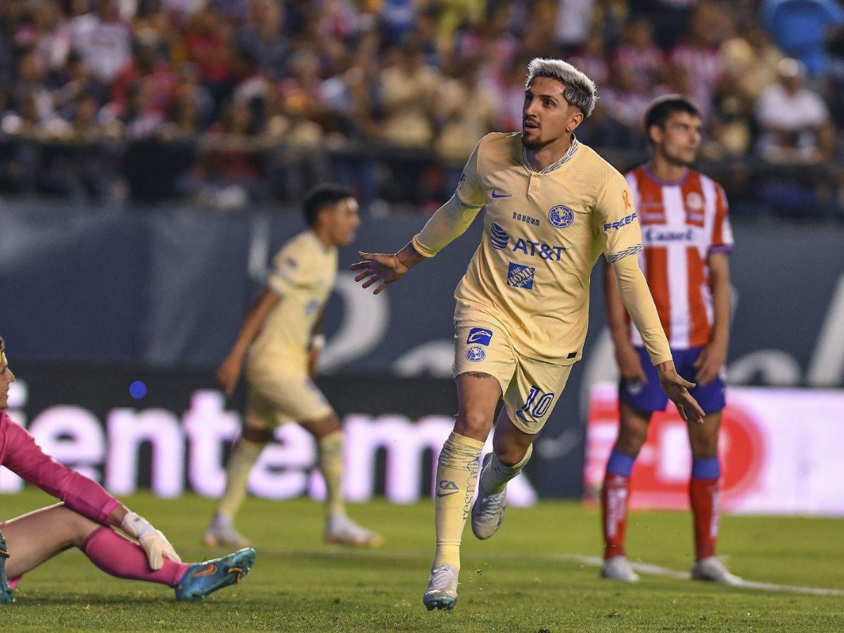 América saca ventaja ante San Luis en la ida de los cuartos de final del fútbol mexicano