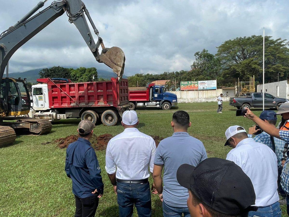 Estadio Rubén Guifarro de Catacamas inicia su transformación de cara al 2025; estos son los cambios que tendrá