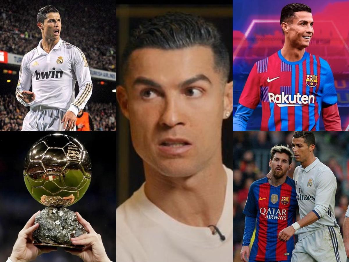 Cristiano Ronaldo revela: salida del Real Madrid, su casi fichaje por Barcelona y arremete contra el Balón de Oro: “No hay credibilidad”
