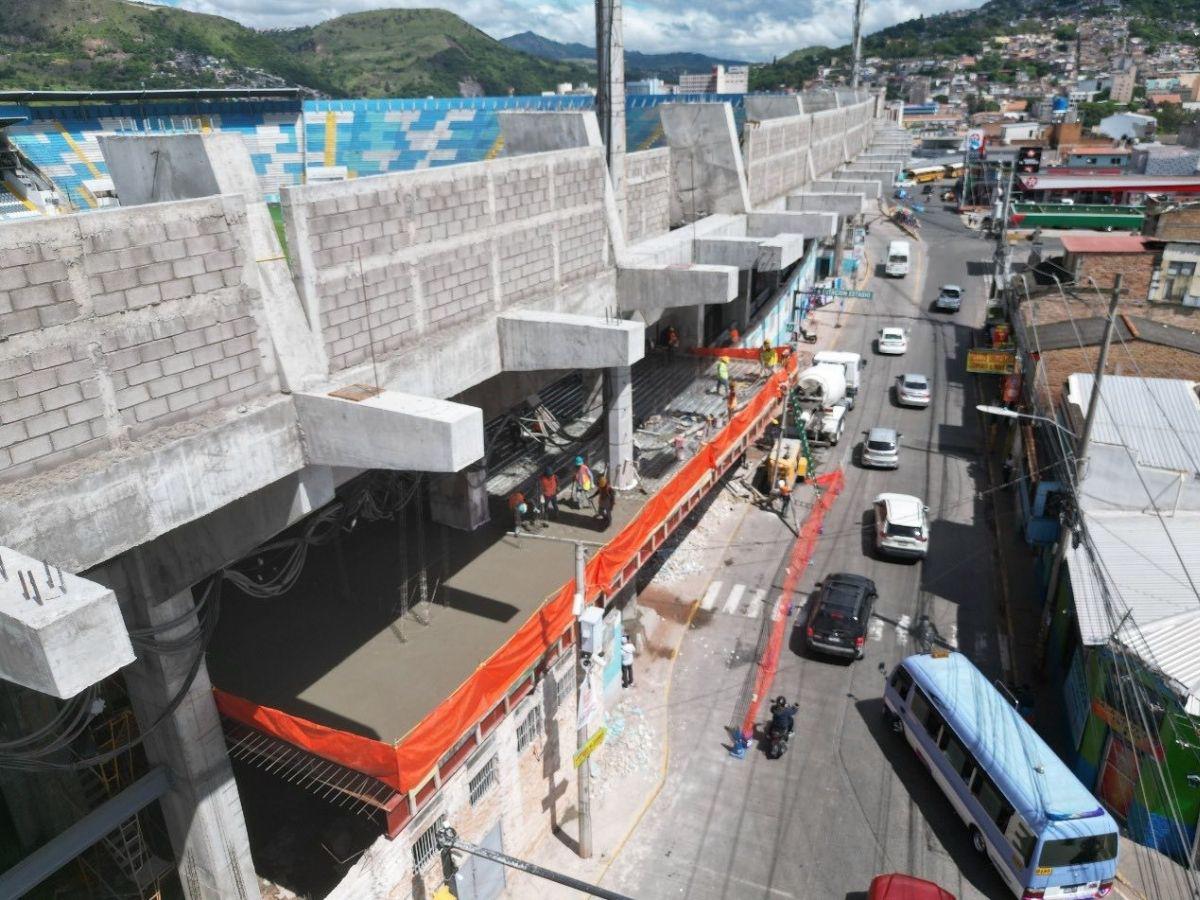 Revelan avances de la construcción del moderno centro comercial que tendrá el Estadio Nacional Chelato Uclés