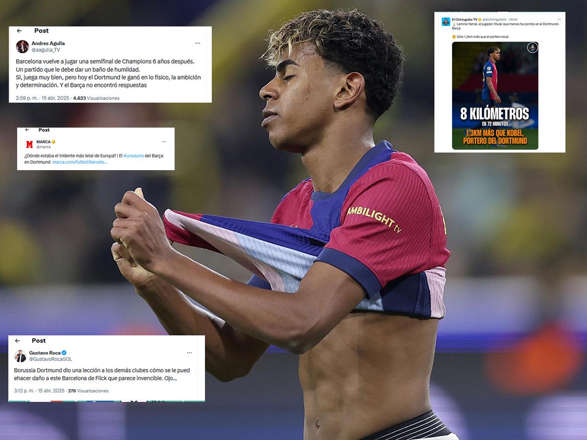 No perdonan al Barcelona y a Yamal tras perder ante Dortmund: ¿Dónde está el mejor tridente?, Un baño de humildad, Sin juego ni carácter