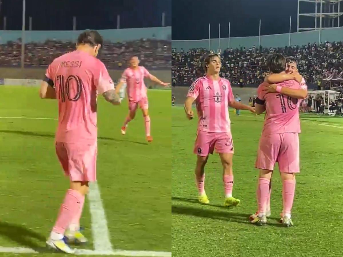 Quién fue el afortunado que se llevó la camisa de Messi, locura por el 10 del Miami y llenazo en Jamaica para ver al argentino