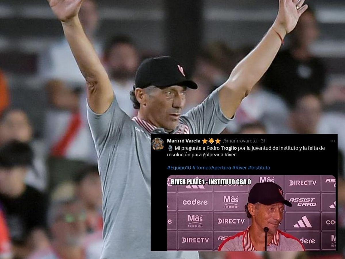 Prensa de Argentina se rinde ante Troglio a pesar de la derrota con River en el Monumental: “es bravísimo”