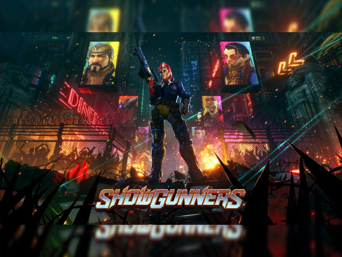 Showgunners, un particular juego de acción por turnos con estética futurista, ya está en PC, con demo en Steam