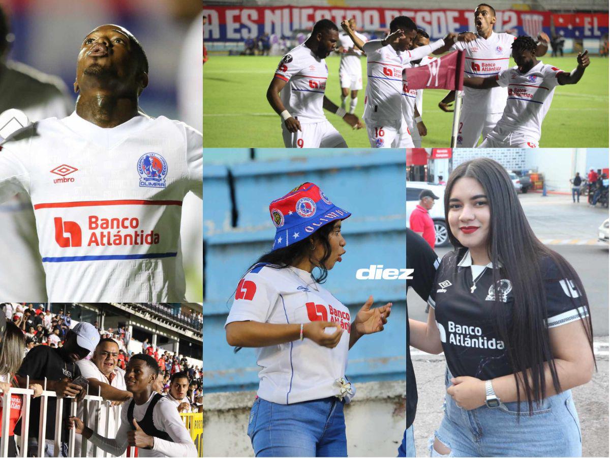 Olimpia al ritmo de punta y jugador causó furor: Las fotos del baile merengue a Real Estelí en Copa Centromericana