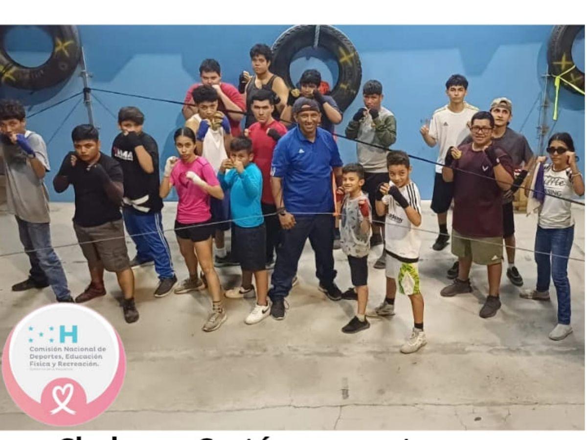 Condepor habilita escuelas gratuitas de boxeo en Choloma, Cortés