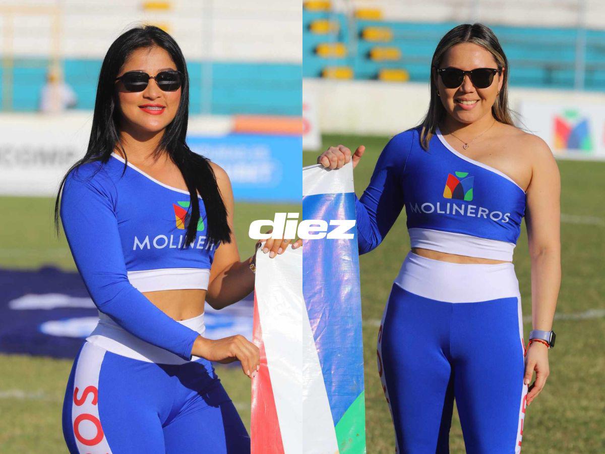 ¡Con fuegos artificiales! Victoria y Olancho abrieron el telón del Clausura 2025 y dos chicas bellas cautivaron en Olanchito