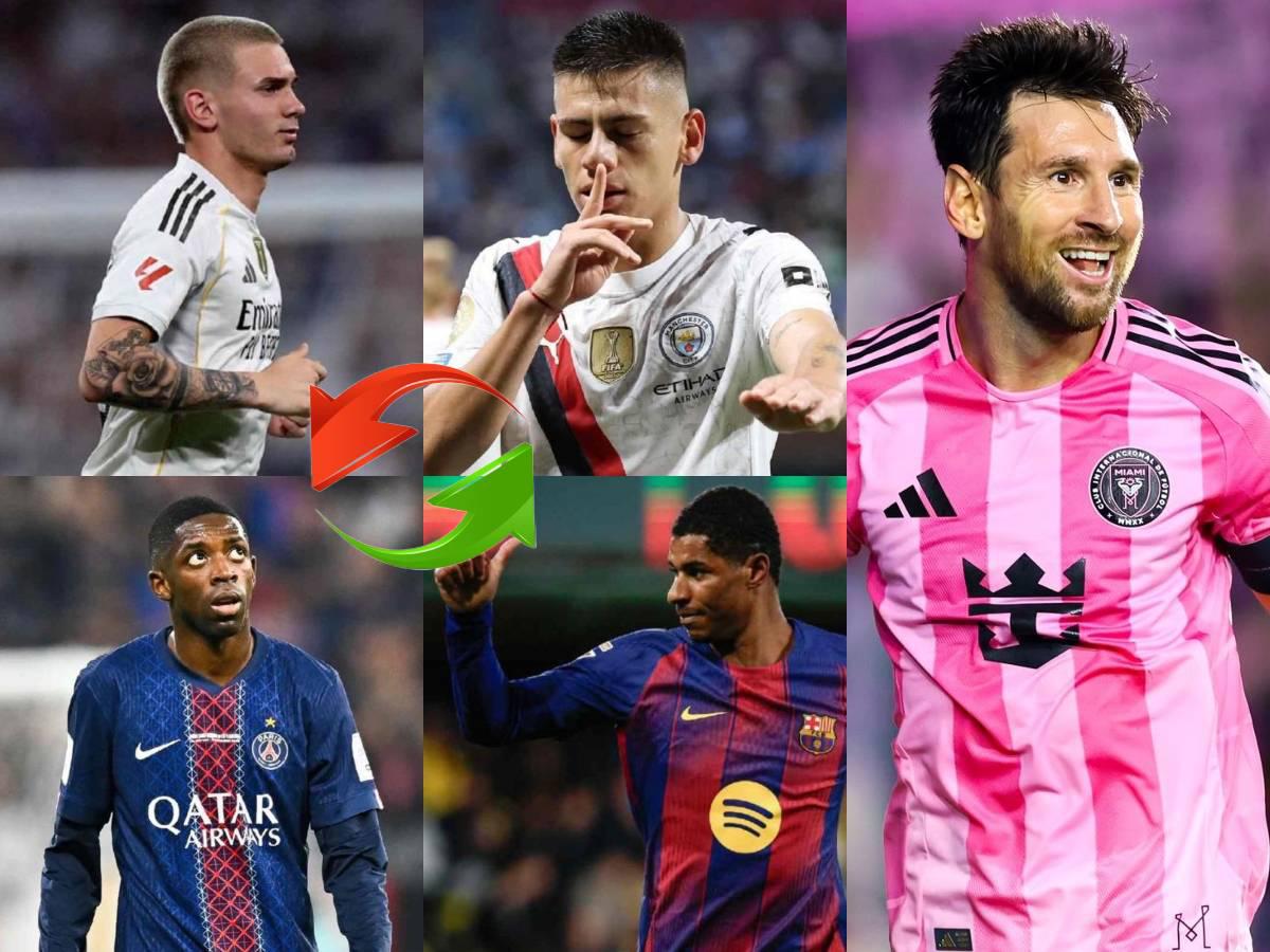 Inter Miami de Messi busca otro argentino, se define el futuro de Mastantuono y Rashford no quiere salir del Barcelona